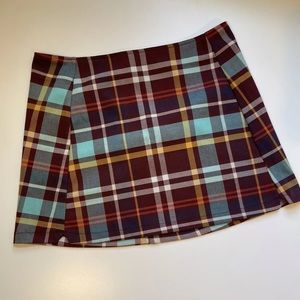 Urban Outfitters Plaid Mini Skirt Size M